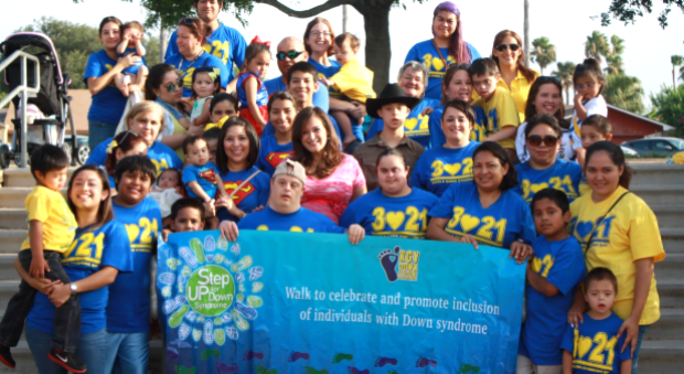 Friends gather for the Rio grande Valley step up for Down Syndrome Walk