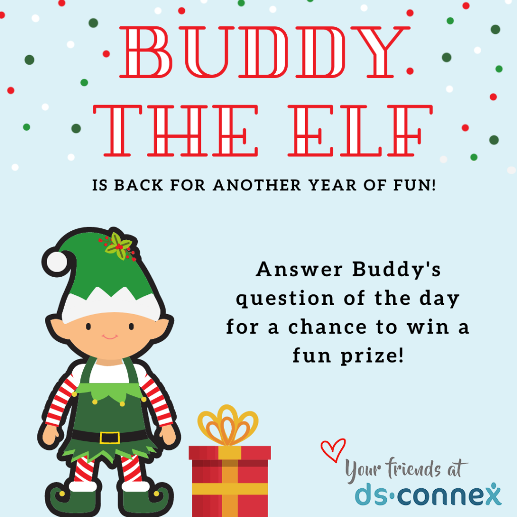 Buddy the elf contest announcement graphic